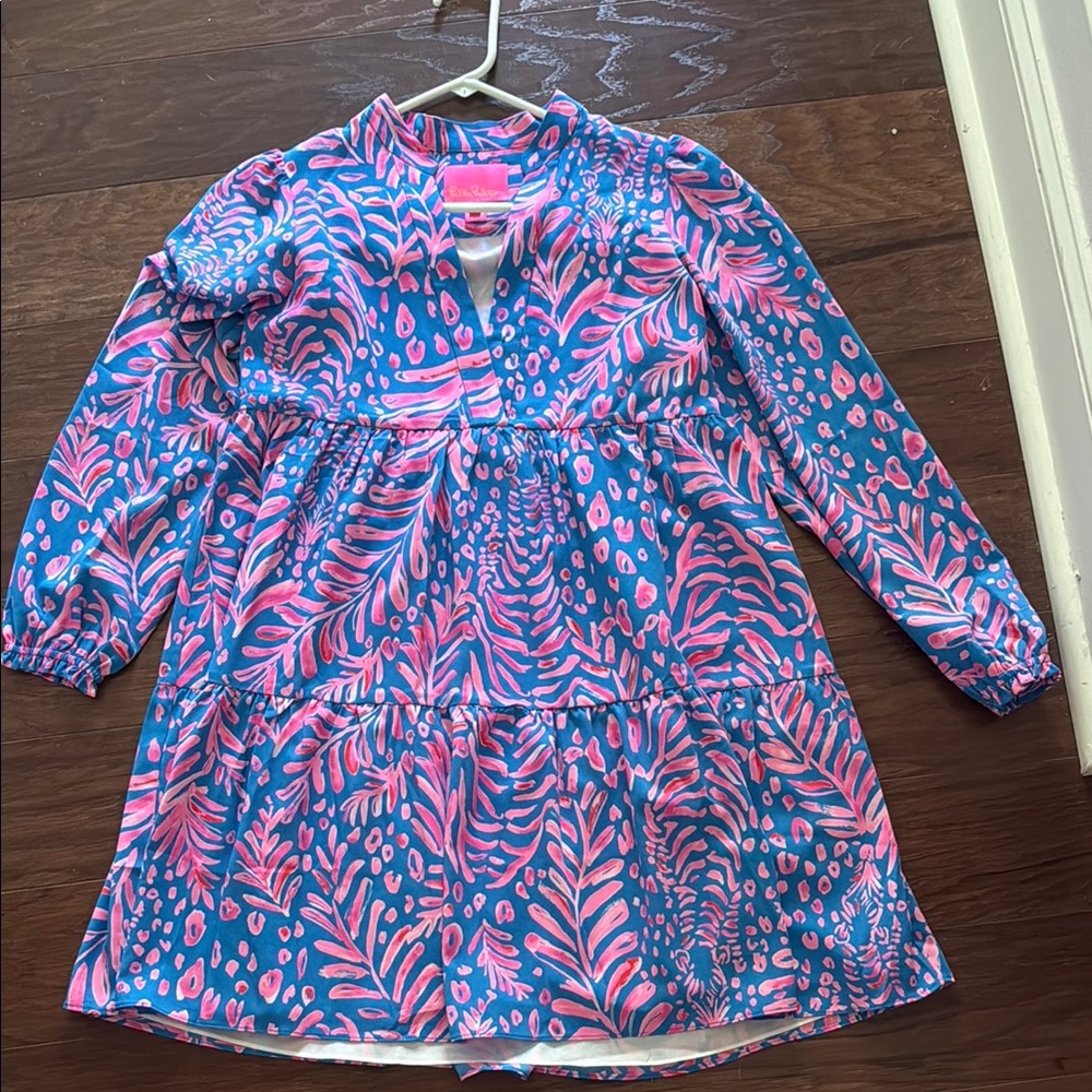 Lilly Pulitzer Pink and Blue Floral Dress